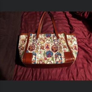 Disney Dooney & Bourke Beauty & Beast Large Tote